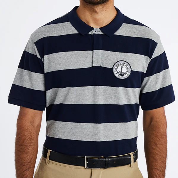 Vice Alumni Striped Polo