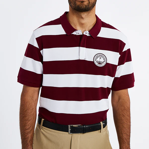Vice Alumni Striped Polo