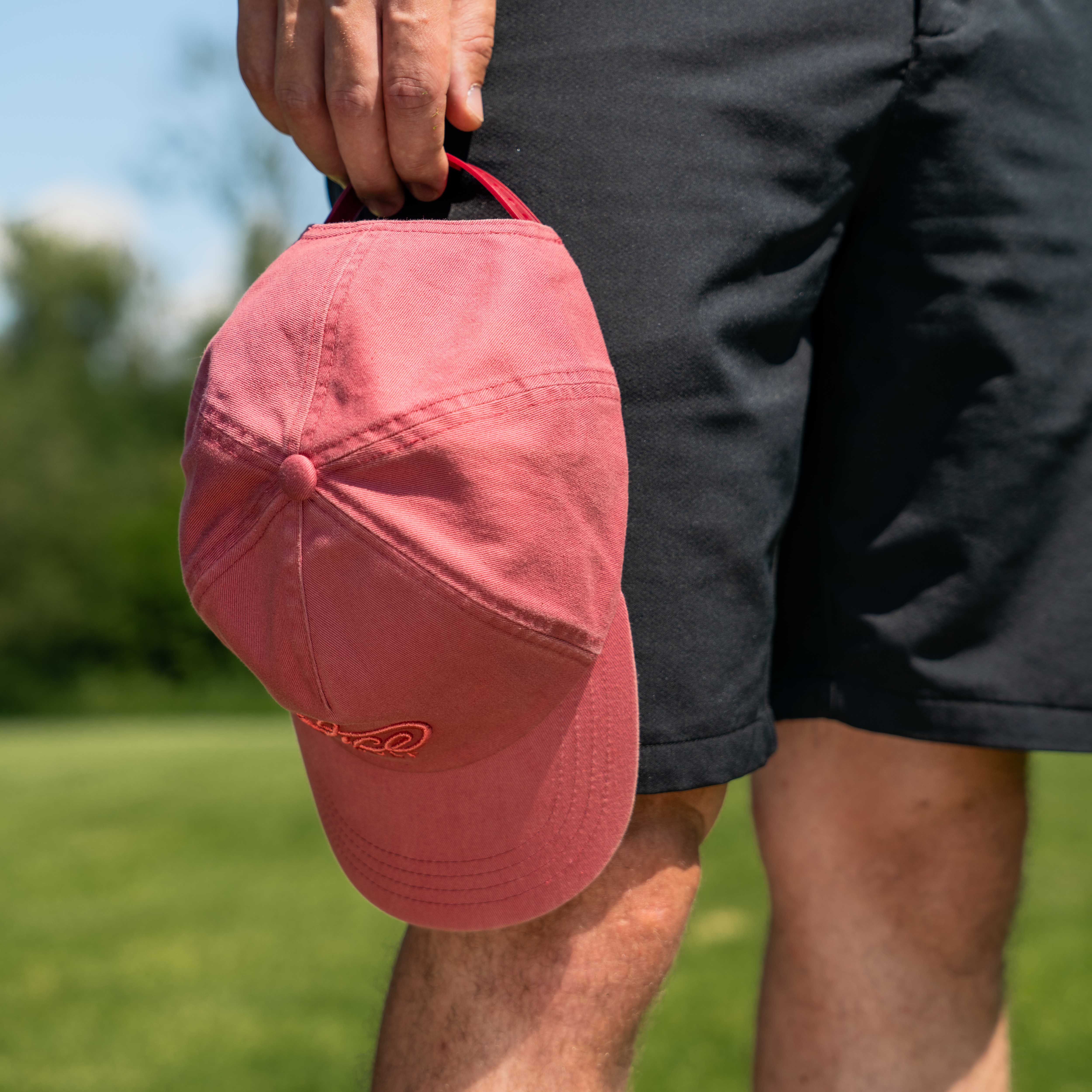 Vice Dad Cap Washed Out Red - Image 6