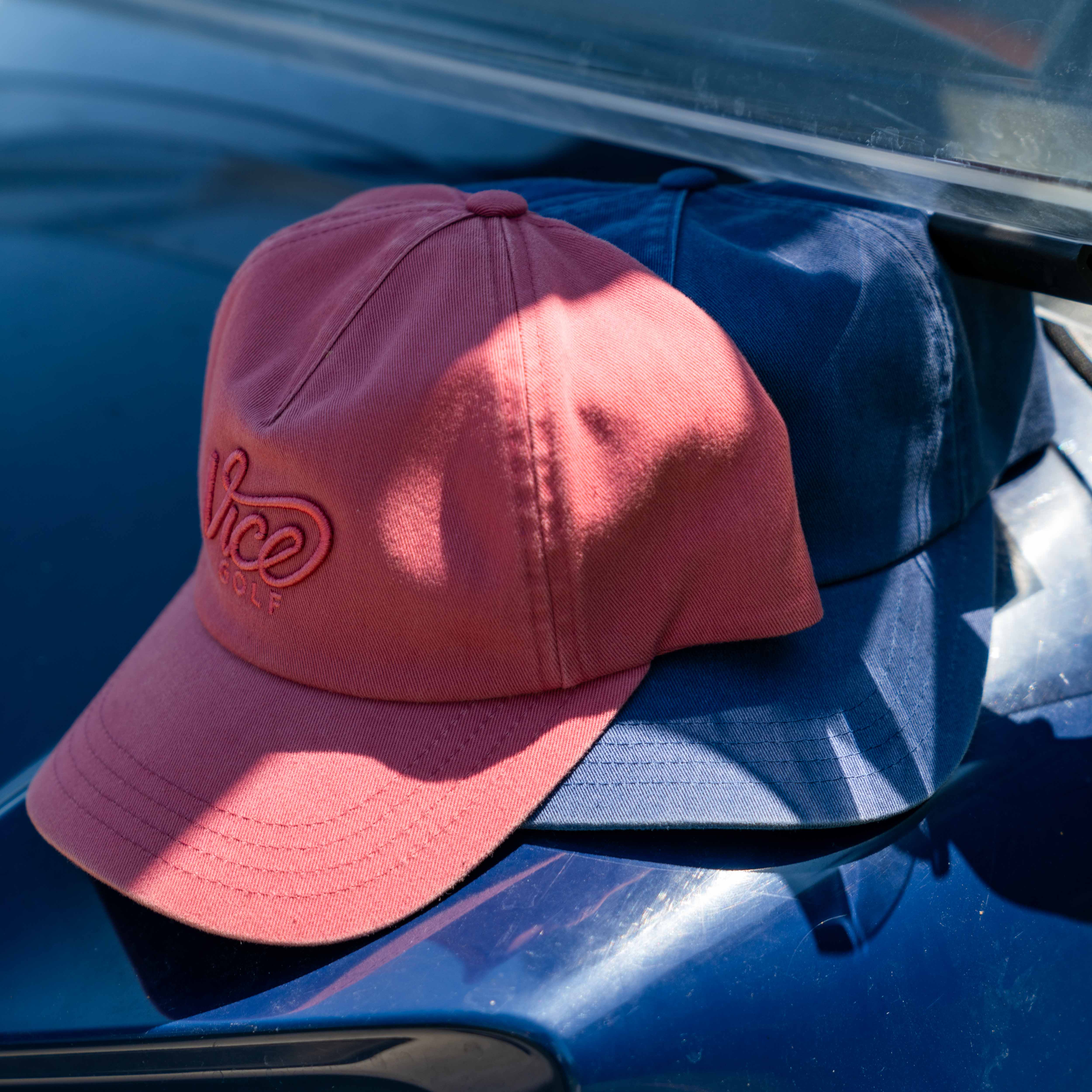 Vice Dad Cap Washed Out Red - Image 7