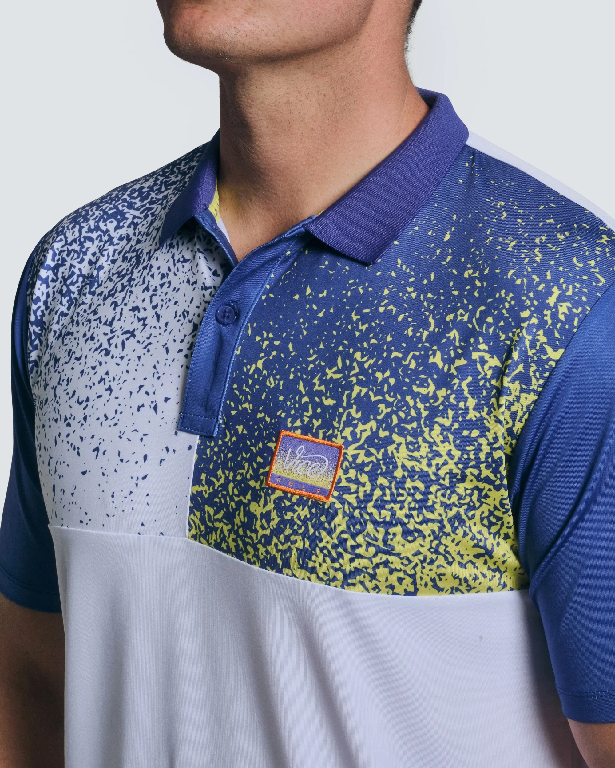 Vice Golf Block Polo - Image 5