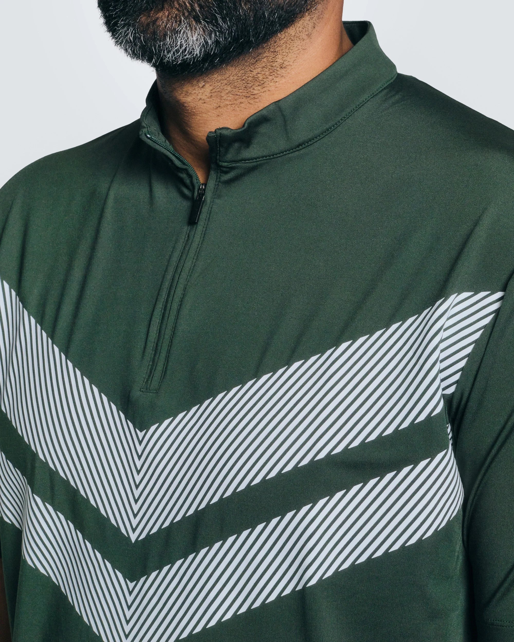 Vice Golf Camo Quarter Zip Polo - Image 4