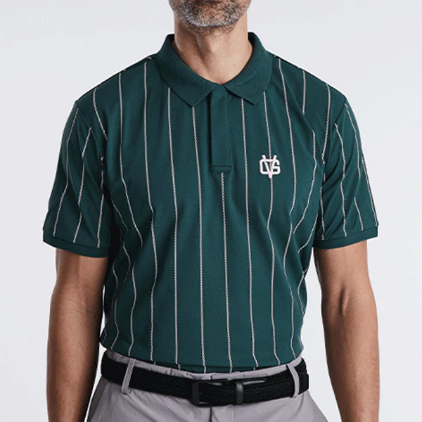 Vice Golf Pinstripe Polo