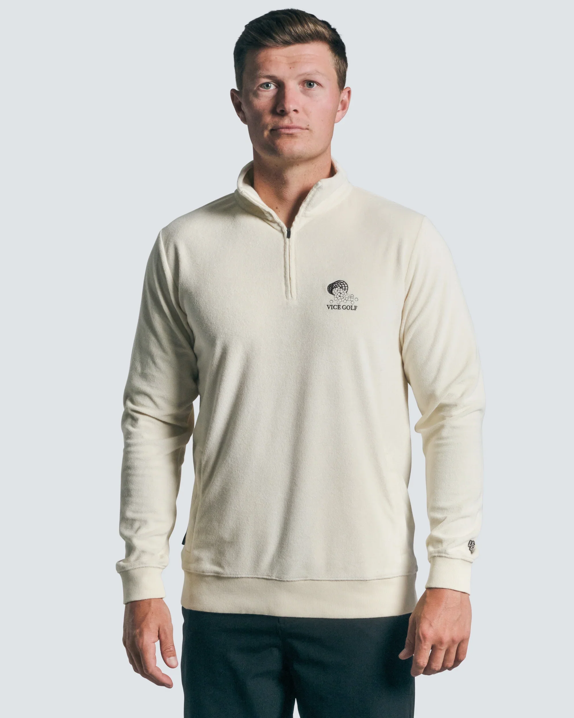 Vice Golf Practice Terry Towel Half-Zip - Image 2