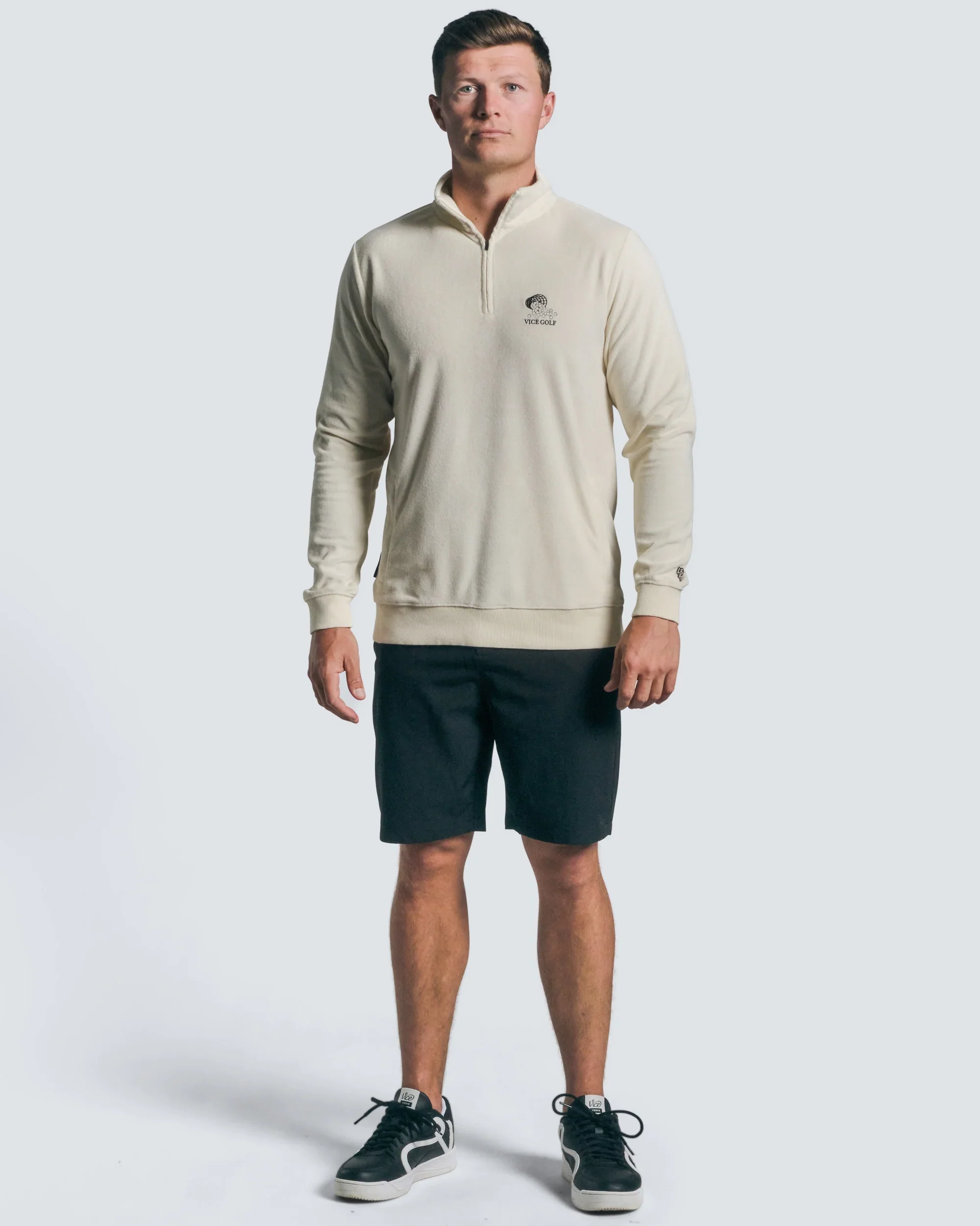 Vice Golf Practice Terry Towel Half-Zip - Image 4