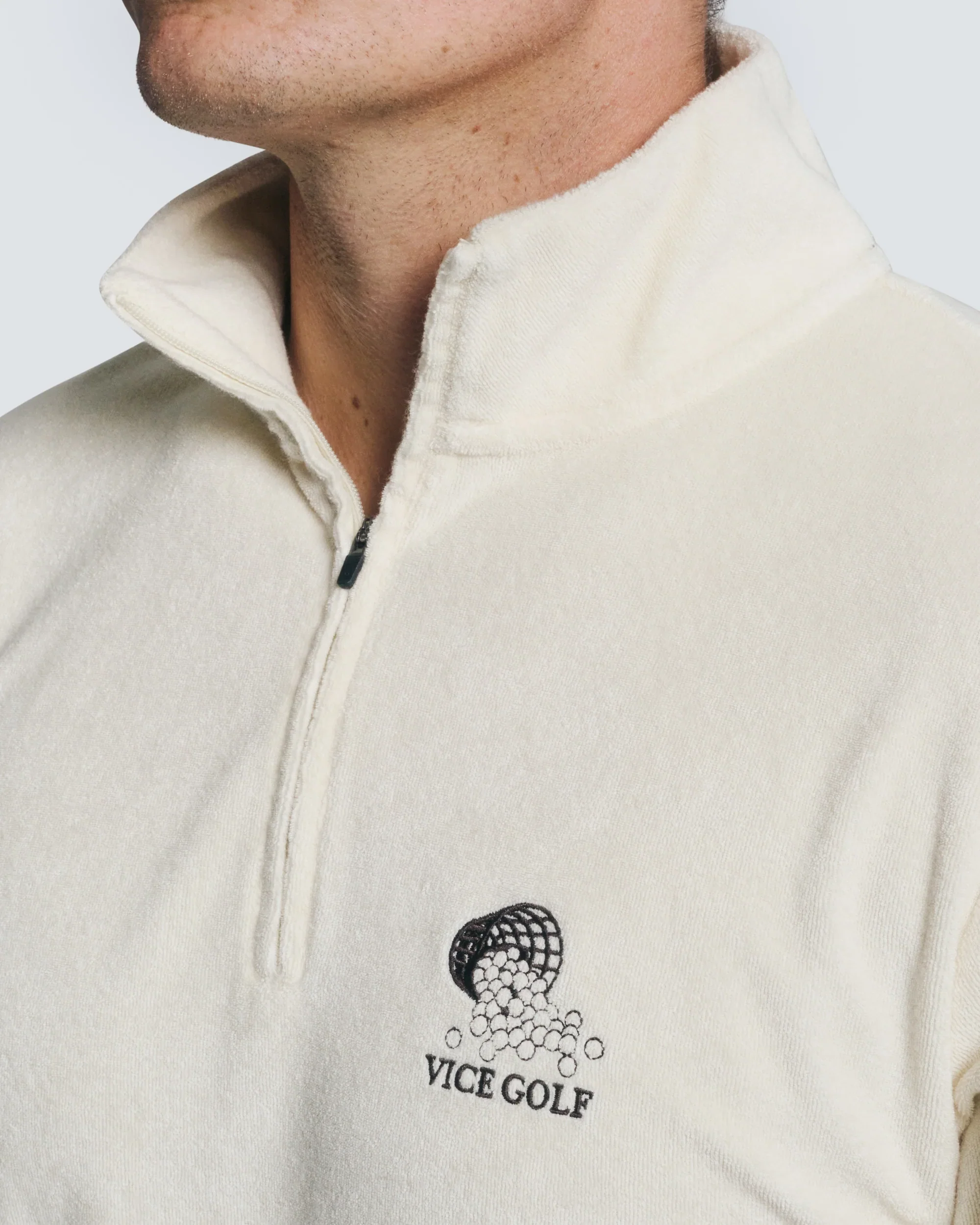 Vice Golf Practice Terry Towel Half-Zip - Image 5