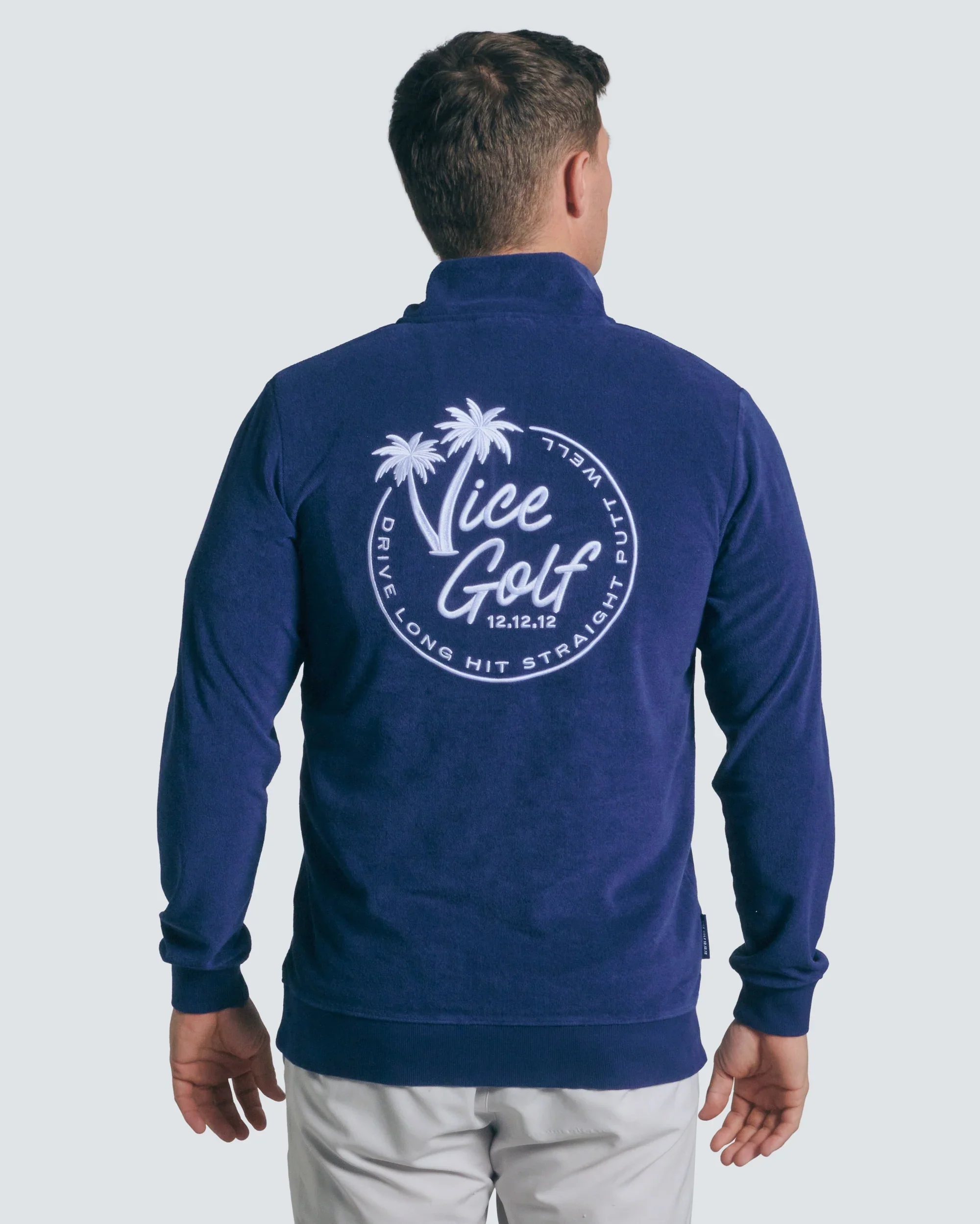 Vice Golf Terry Towel Half-Zip - Image 3