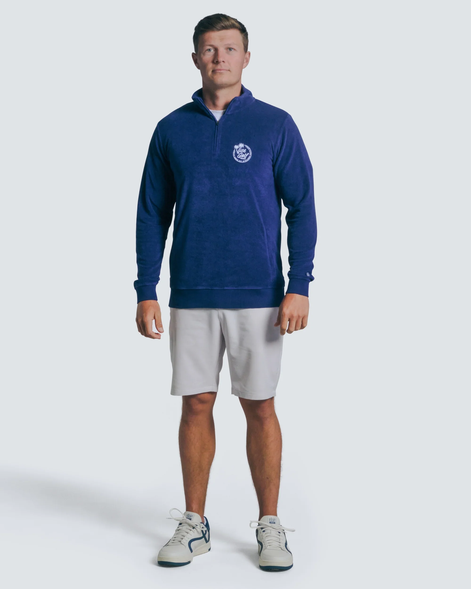 Vice Golf Terry Towel Half-Zip - Image 4