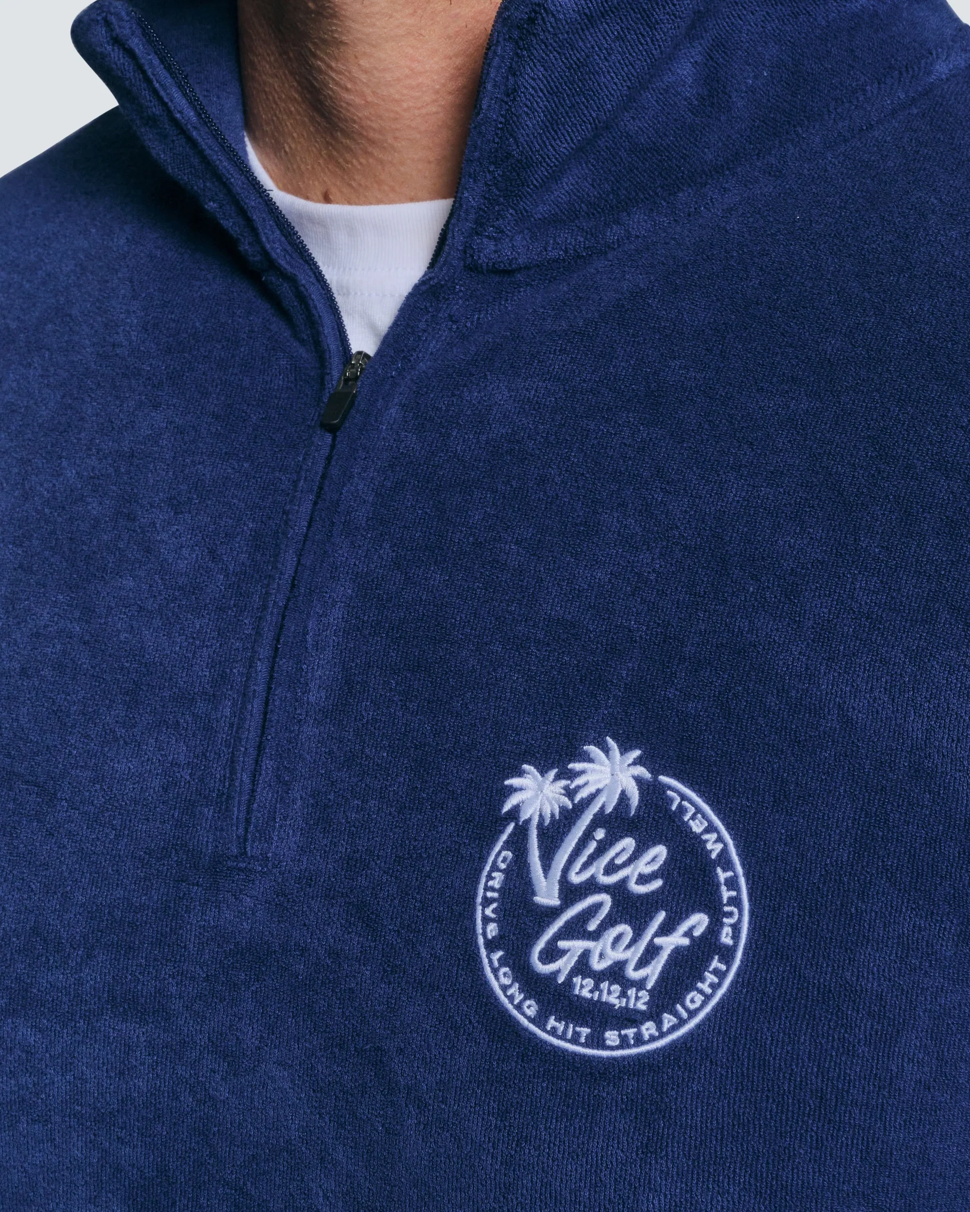 Vice Golf Terry Towel Half-Zip - Image 5