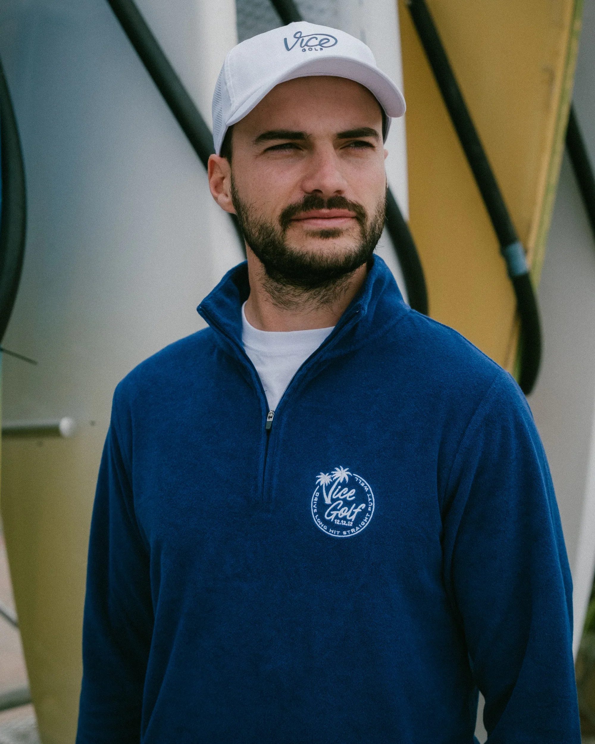 Vice Golf Terry Towel Half-Zip - Image 7
