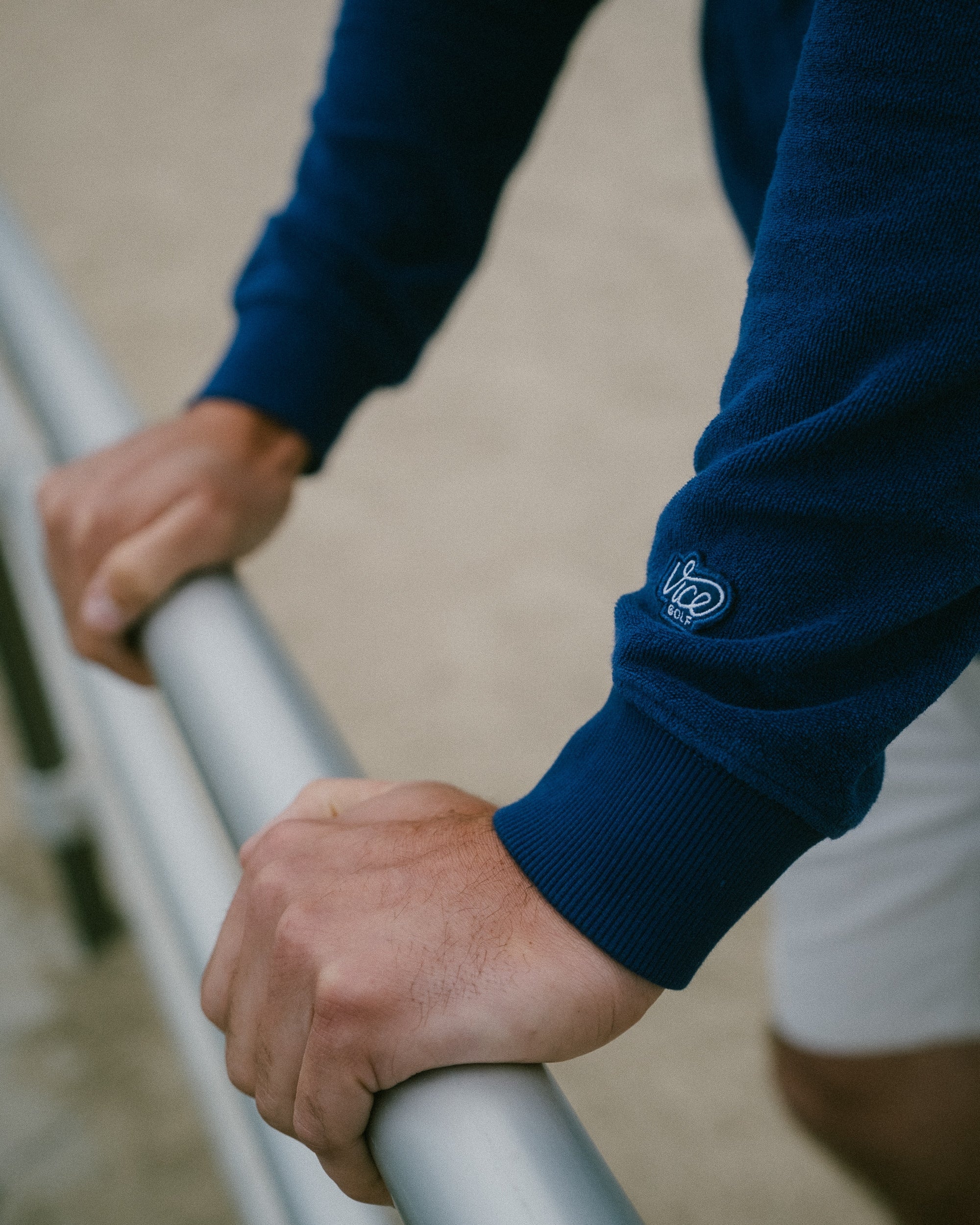 Vice Golf Terry Towel Half-Zip - Image 8