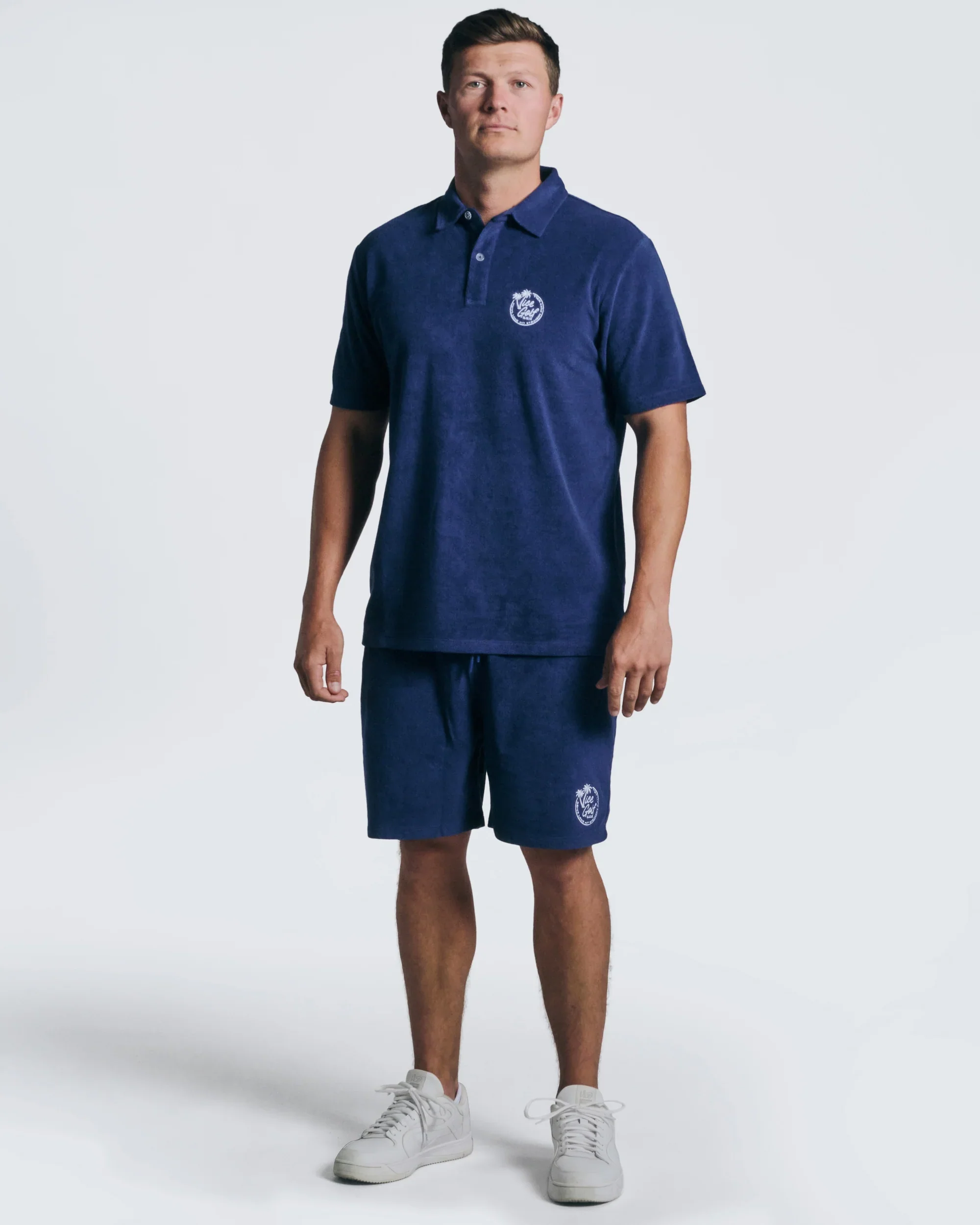 Vice Golf Terry Towel Polo - Image 2