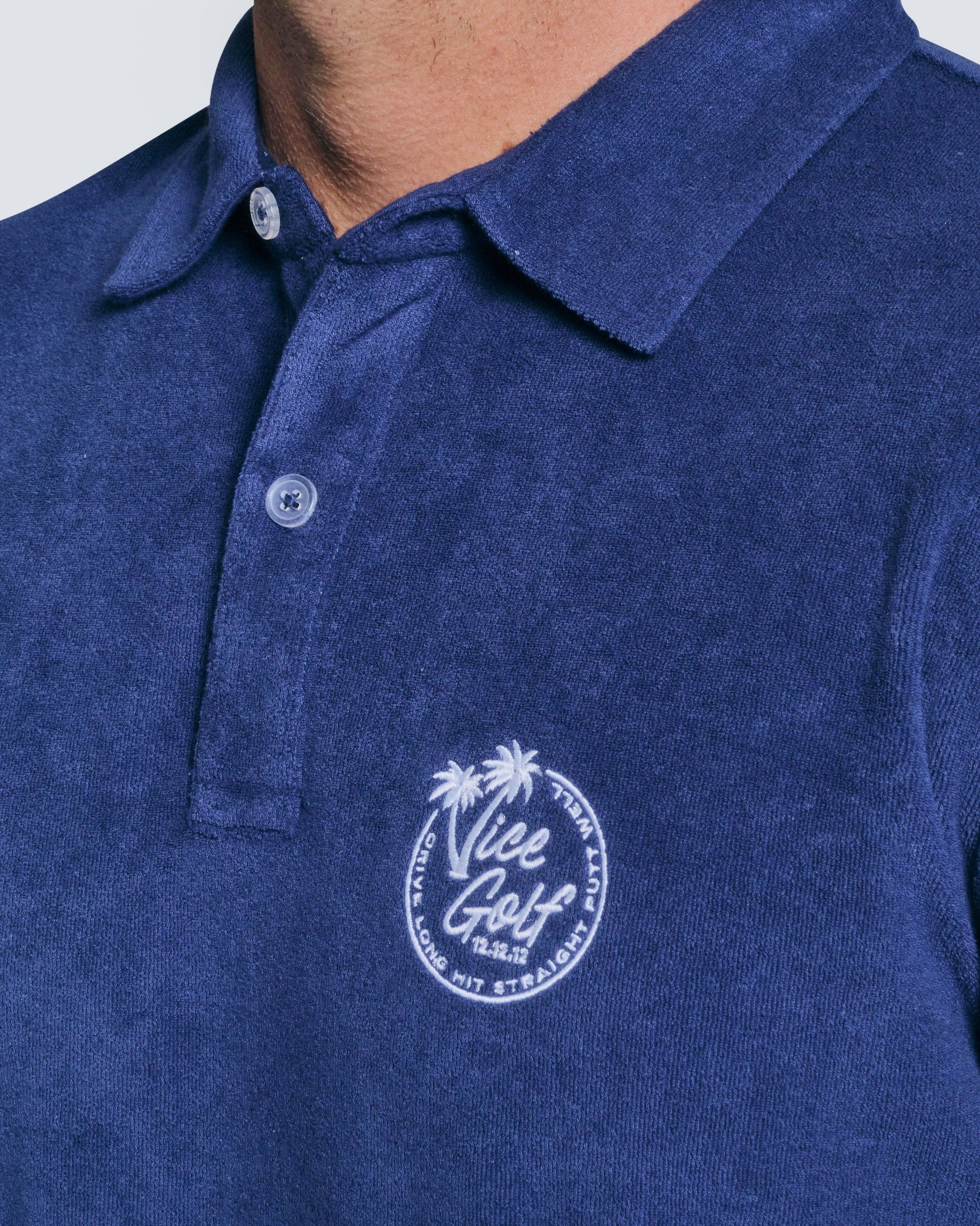 Vice Golf Terry Towel Polo - Image 4