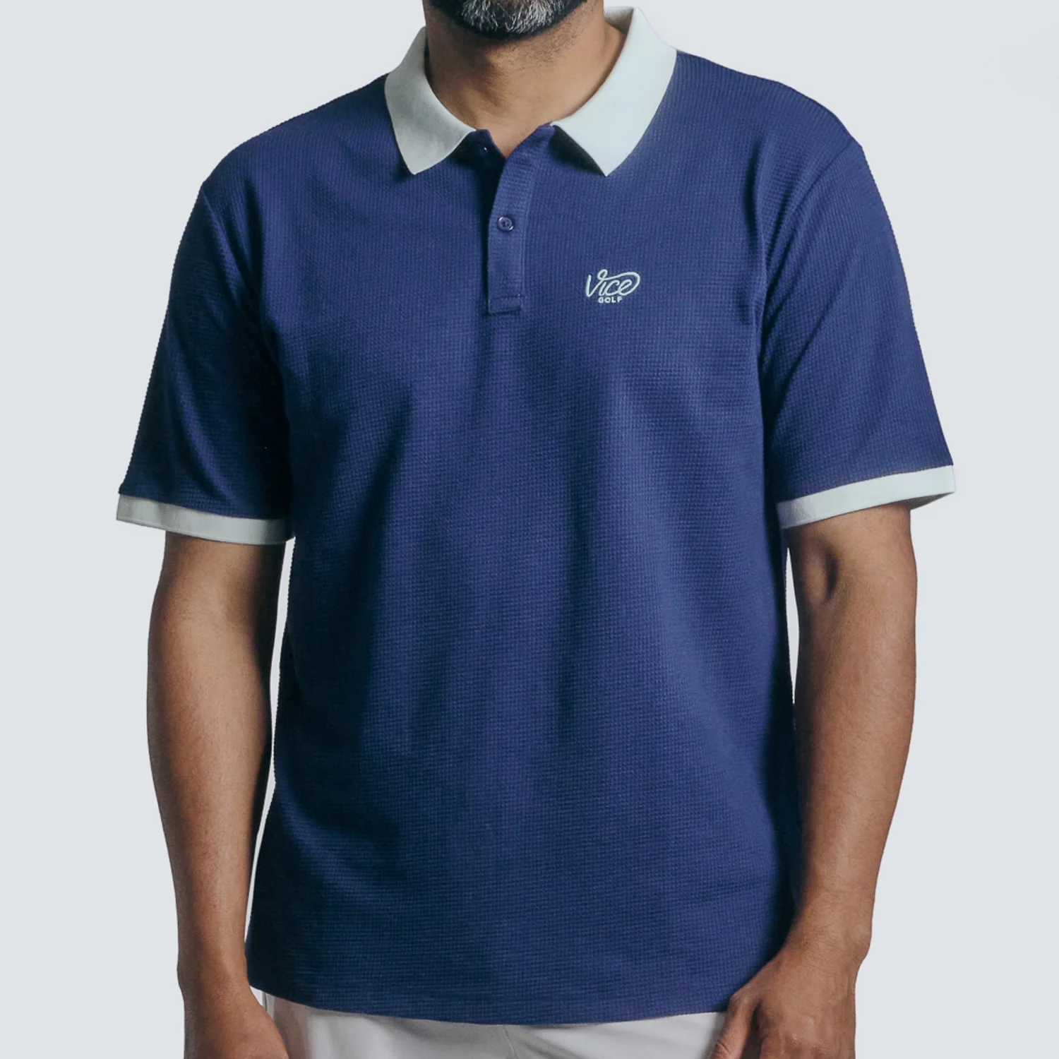 Vice Golf Waffle Polo