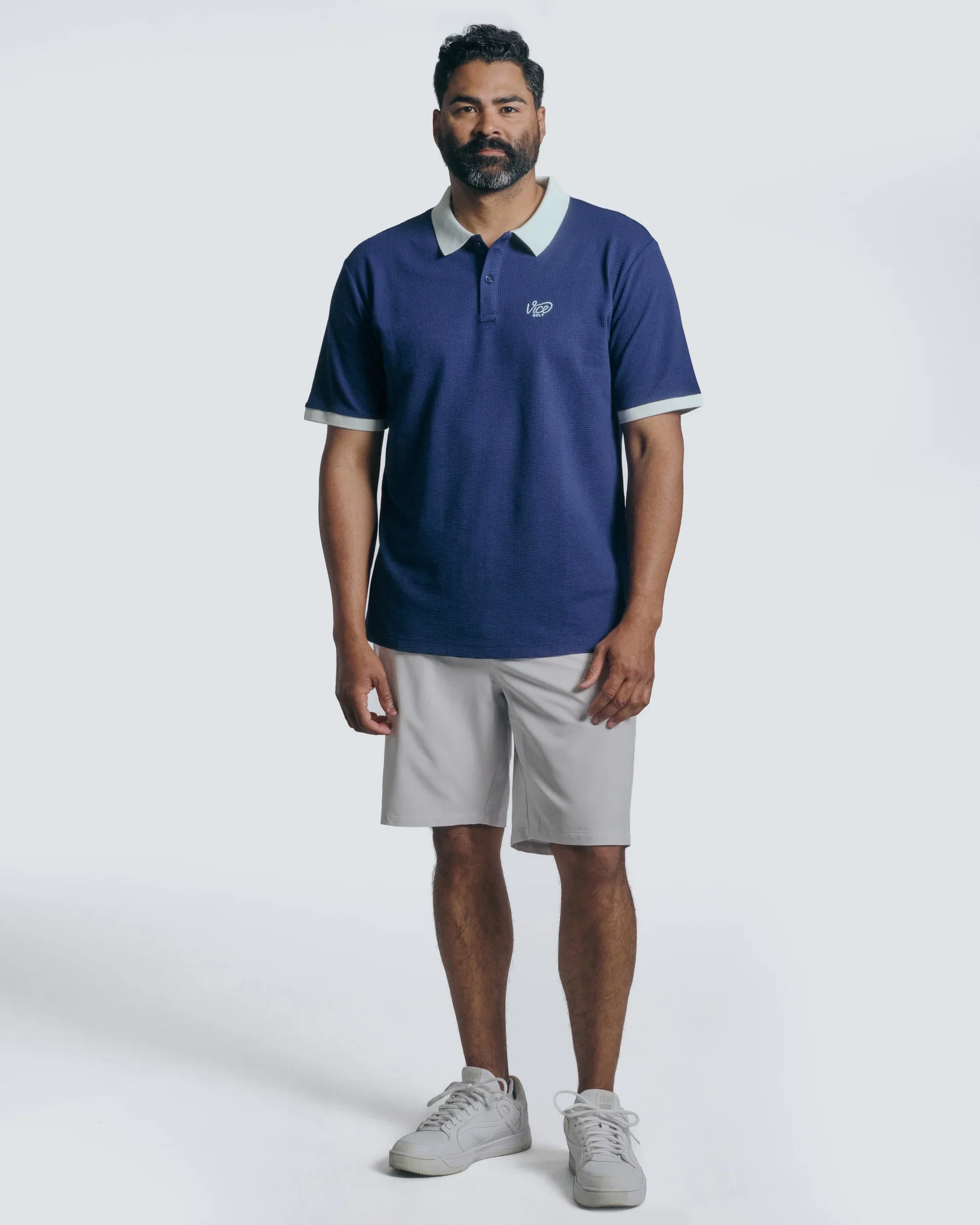 Vice Golf Waffle Polo - Image 2